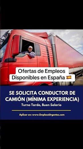 Ofertas de Empleos Disponibles en España, varios puestos #empleo #trabajo #jobs #work #spain #news