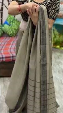 Cotton saree draping with perfect pleats | How to wear saree | साड़ी कैसे पहनें