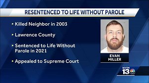 Evan Miller resentenced to life without parole for murder he committed at age 14