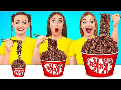 Big, Medium and Small Plate Challenge | Funny Challenges by Multi DO Food Challenge