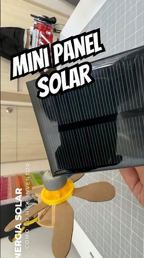 Mini panel solar DIY miniatura ⚡️