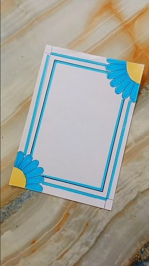 6 beautiful borderdesigns for project #frontpagedesign#borderdesigns #projectborders #shortsfeed
