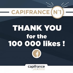 A 100 000 thank you for the support! Find your dream home with us, and much more 🏘🌳🔑https://www.capifrance.fr/en/ | Capifrance Properties
