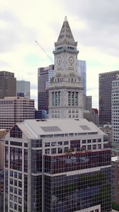 Boston's Skyline Majesty: Aerial Views of a City's Heritage.