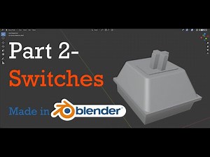 How to build a keyboard in Blender- part 2