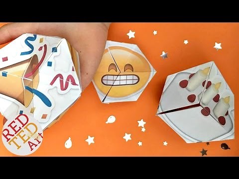Emoji Kaleidoscope - PARTY Paper Craft - New Year's Eve DIY - Birthday Emoji DIY
