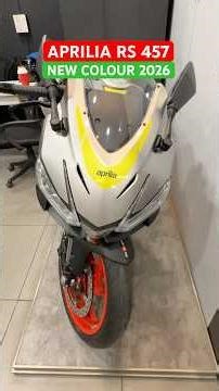 Aprilia Rs 457 Arsenic Yellow 2026 Model #shorts #apriliars457 #aprilia #rs457 #new2026