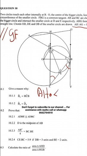 Grade 12 mathematics (Euclidean Geometry)