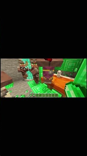 I Found Villager's Secret Emerald Base! 😱#minecraft