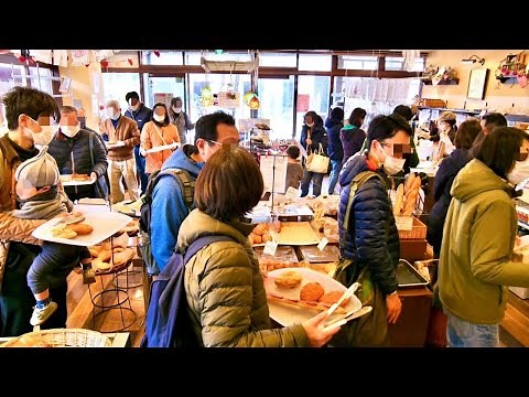 Make100 types of 4000 breads a day! We closely follow bakeries in Tokyo where people line up outside