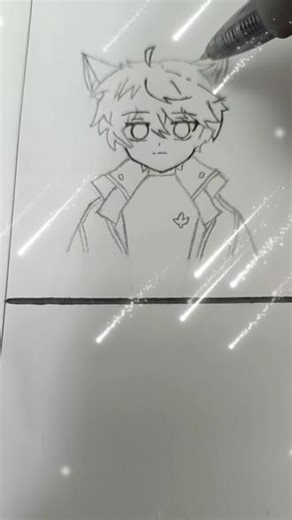 #奇喵君故事 #手绘角色展示 七夜好可爱～