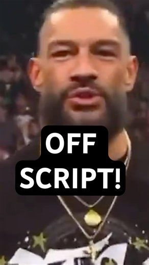Roman Reigns went off script on WWE Raw 🤣