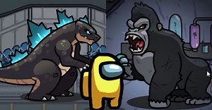 Como jogar o modo 'Godzilla vs Kong' em 'Among Us'