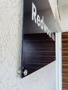 Acrylic Business Name Plate Frame - Etsy Australia