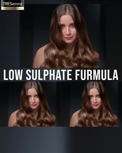 Get upto 100% smoother and shiny hair with the new TRESemmé Color Revitalise Shampoo. Enriched with Moroccan Argan Oil , it is SPECIALLY DESIGNED FOR COLORED HAIR with LOW SULPHATE FORMULA. | TRESemmé