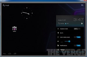 This is what Android 4.0 Ice Cream Sandwich looks like on a tablet