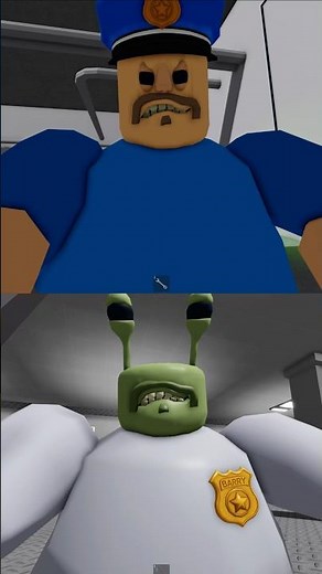 Alien Cop vs Real Cop…😳 #roblox #shorts