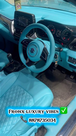 Fronx customise interior ✅#fronx #modified #luxury #interior #viral #shorts #video #youtubeshorts
