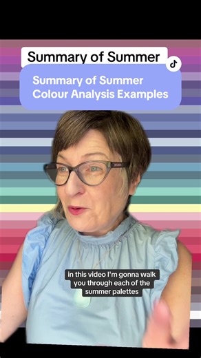 Examples of Summer Colour Analysis Results