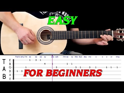 EASY | Easy guitar melody lesson for BEGINNERS (with tabs) - The Commodores