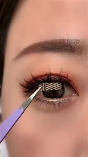 Invisible Lace Double Eyelid Stickers Makeup Tutorial