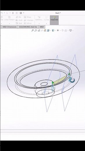 How To Design a Hand Wheel in SolidWorks quick Tutorial #solidworks