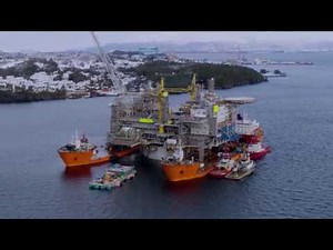 Aasta Hansteen top side float-over installation