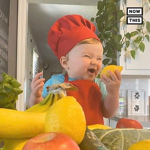 4.2M views · 44K reactions | Meet KOBE EATS, the adorable 1-year-old chef taking the internet by storm ‍ | NowThis | Facebook