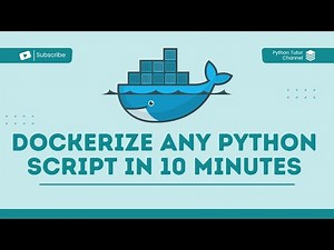 Dockerize Any Python Script in 10 Minutes | Step-by-Step Tutorial for Beginners 🐳🐍