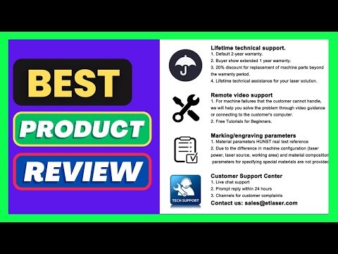 Hunst 50W 30W Fiber Laser Marking Machine Raycus MAX for DIY