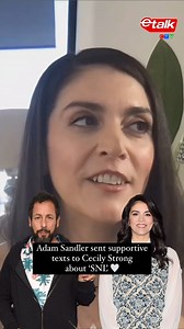 5.4K views · 20 reactions | Cecily Strong reveals just how much of a softie Adam Sandler is, saying her ‘Leo’ co-star would send her kind texts after episodes of ‘SNL.’ 﫶 #CecilyStrong #AdamSandler #LeoNetflix #LeoMovie #SNL #SaturdayNightLive | etalk | Facebook