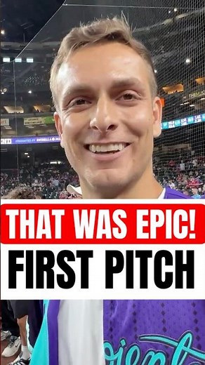 “ThatWasEpic” Star Juan Gonzalez Throws Out First Pitch at D-backs Game ⚾