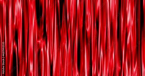 An animated background of colourful curtain waving slowly, ideal as theatrical backdrop in red on black and white.