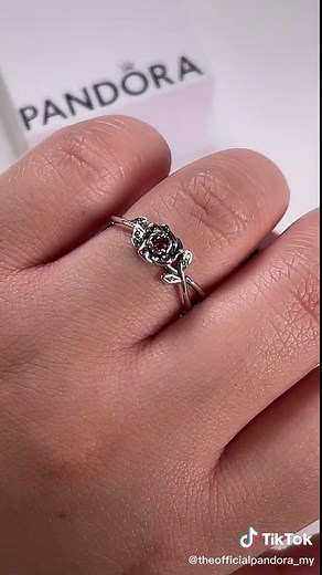 Enchanting Beauty and the Beast Pandora Ring Collection