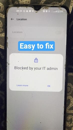 How To Fix Blocked By Your IT Admin | Android/iPhone Solution