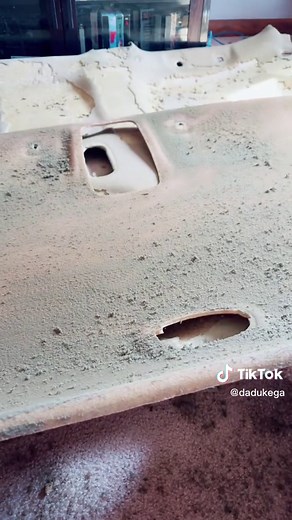 Best way to remove peaky headliner foam #craft #diy #automotive #dodge #fyp #catsoftiktok