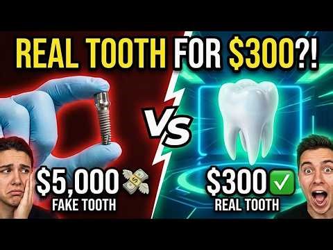 $300 Tooth Regrowth vs $5,000 Implant - Future Dentistry Now