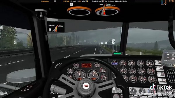 Custom Peterblit 389 - Caterpillar C12 - American Truck Simulator - ATS