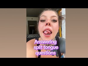 About my split tongue! The process, the healing and the thoughts behind it all.