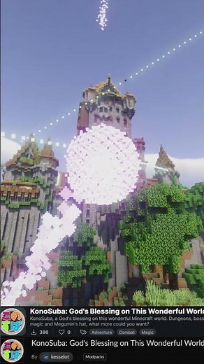 Megumin strongest "EXPLOSION" in MINECRAFT #shorts