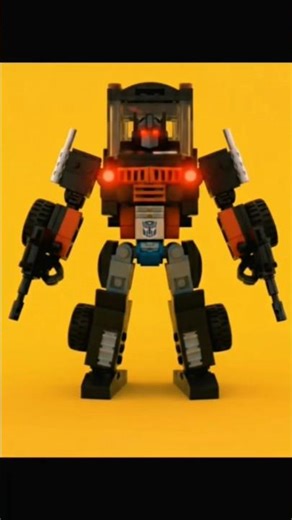 Lego Car Transformation #lego #diy #fyp #legotransformers #legobuild #bumbleebee #robot #car #shorts