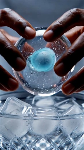 You just dropped a tiny frozen universe into a crystal glass and the whole timeline stopped scrolling 🤯💙 This glowing turquoise orb isn’t real ice… it’s an AI-generated hyper-real visual art piece that looks like a captured nebula suspended in time. Watch it slowly fracture and bloom with cosmic light, turning clear liquid into a living galaxy right in front of your eyes ✨❄️ Zero alcohol, 100% pure digital magic that feels illegal to witness. Save this if your feed needs more things that shoul