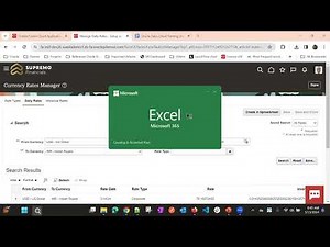 Enable Currencies & Manage Daily Rates in Oracle Fusion Cloud | Exchange Change Rates