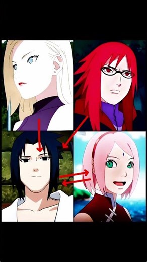 Sasuke's rizz is unmatched! ⚡️#Sasuke #Sakura #Karin #Ino #OtakuShorts