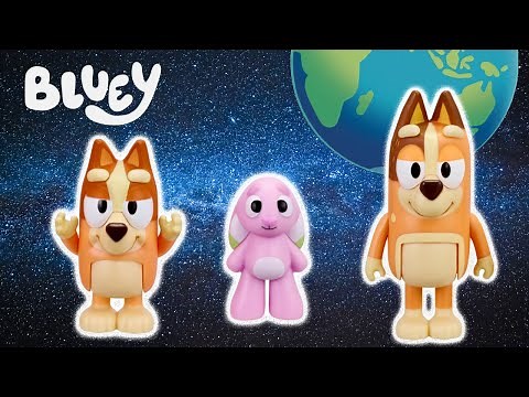 Bingo and Bluey Toys! DIY Sleepytime Full Episode Display Case with Mum, Bingo, and Floppy!!!