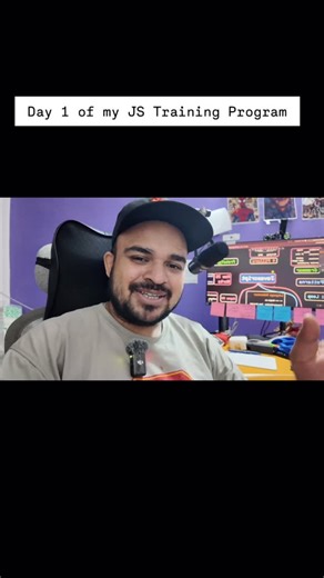 Rahul Mishra on Instagram: "Day 1 of my Javascript 30 Day Job Ready Program . . . #javascript #frontend #reactjs #js #reactjsindia"