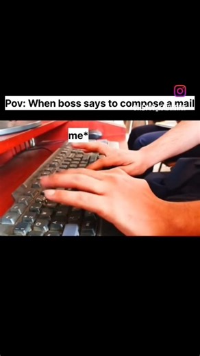 POV: When the boss says to compose a mail 🤣🤣🤣 #shorts #boss