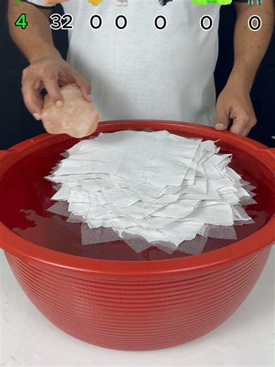 How Many Tissue Papers Did It Take?