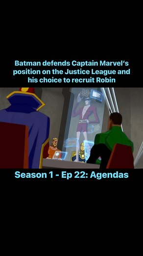 In a moment that defines the intricate storytelling of ‘YOUNG JUSTICE,’ the Justice League faces a moral quandary. 🌌 The debate over Captain Marvel’s secret and Batman’s decision to recruit Robin at just 9 years old brings to light the complex layers of justice, secrets, and leadership within the League. Batman, ever the strategist, reveals his knowledge of Captain Marvel’s true age, paralleling it with his choice to bring Robin into the fold for a deeply personal quest for justice. 🦇⚖️ This s