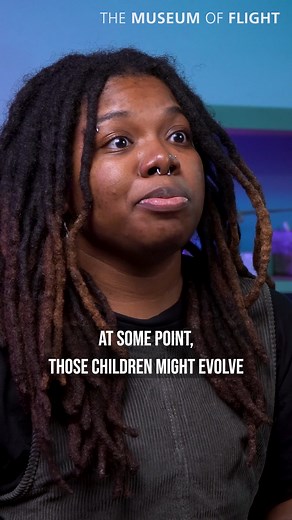 If humans settle on another planet, are their kids considered aliens? Full video on our YouTube channel! #STEMEducation #Aliens #SETI | The Museum of Flight